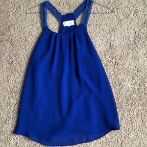 Blue tank top